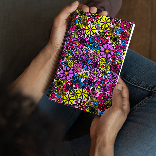 Forbidden Flower {Original Purple} - Spiral Notebook for Your Creativity, Thoughts & Feelings [FREE SHIPPING]