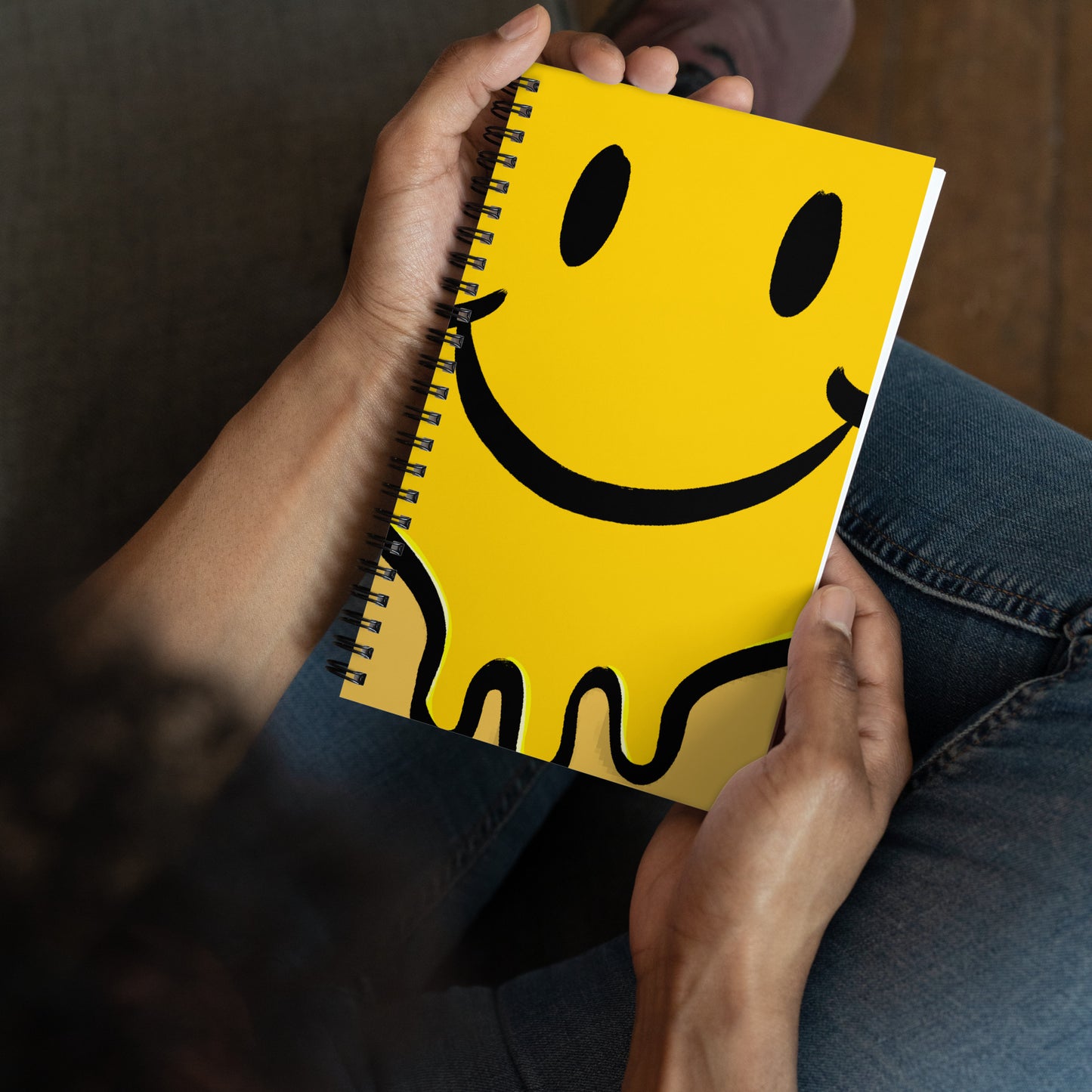 Happy Human {Huge} - Spiral Notebook for Your Creativity, Thoughts & Feelings [FREE SHIPPING]