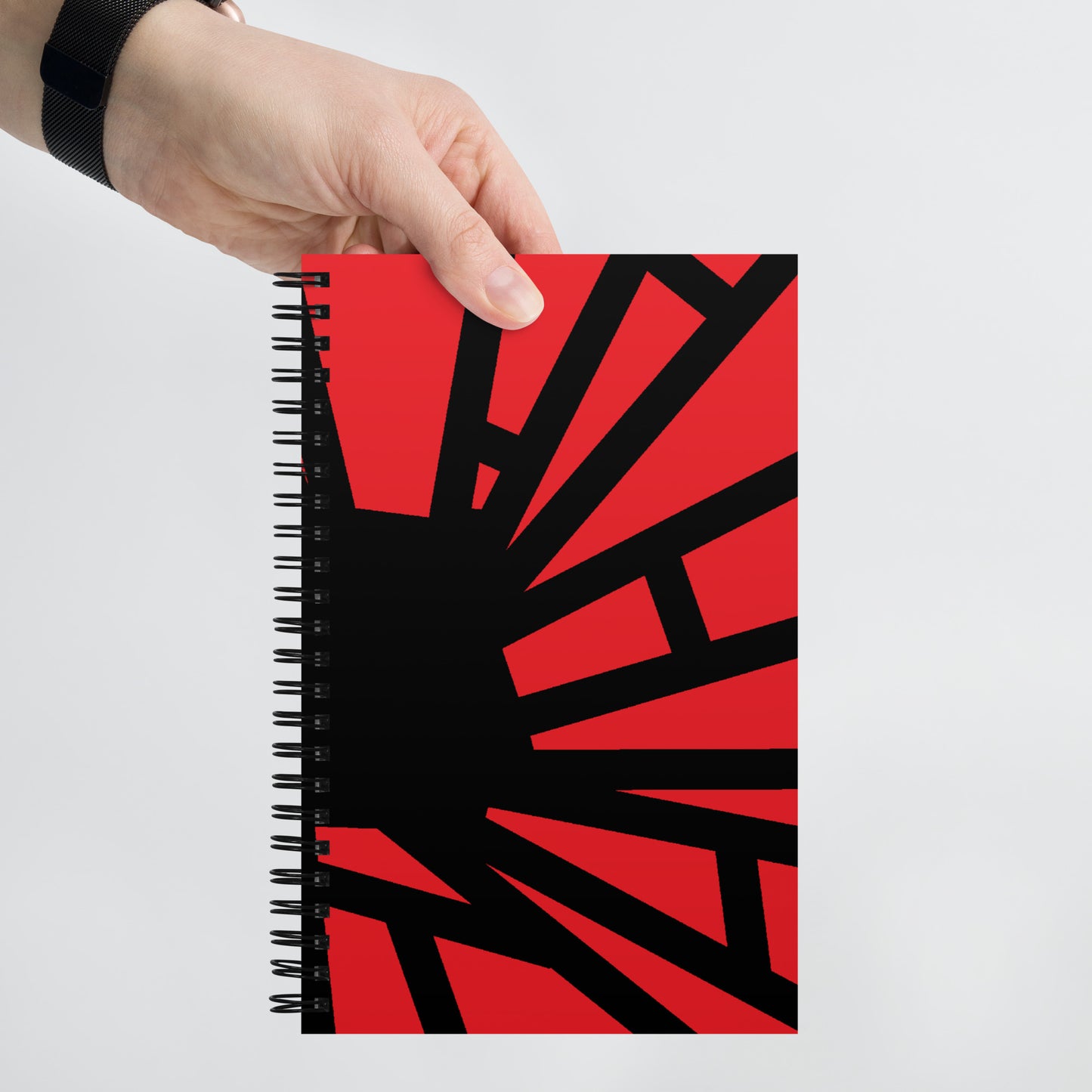 Shattered in Alizarin - Spiral Notebook for Your Creativity, Thoughts & Feelings [FREE SHIPPING]