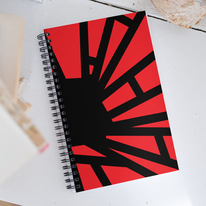 Shattered in Alizarin - Spiral Notebook for Your Creativity, Thoughts & Feelings [FREE SHIPPING]