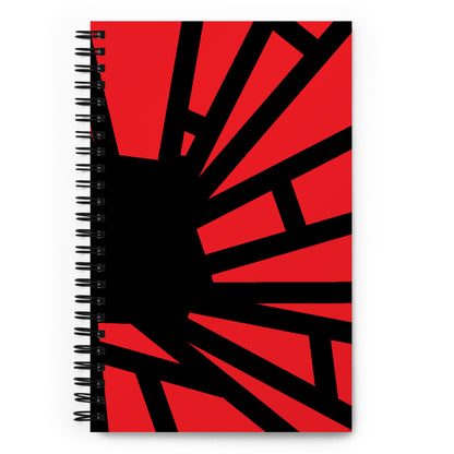 Shattered in Alizarin - Spiral Notebook for Your Creativity, Thoughts & Feelings [FREE SHIPPING]