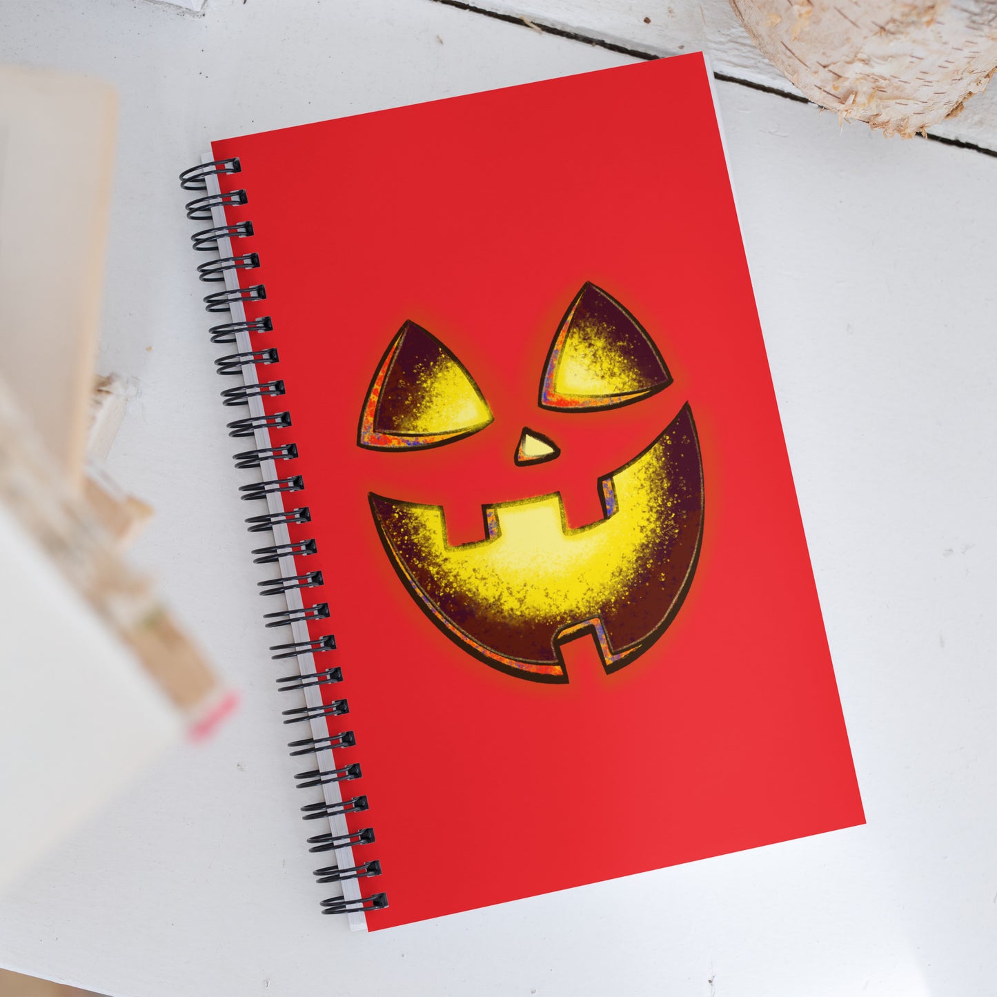 Mr Spookington (ALIZARIN) - Spiral Notebook for Your Creativity, Thoughts & Feelings [FREE SHIPPING]