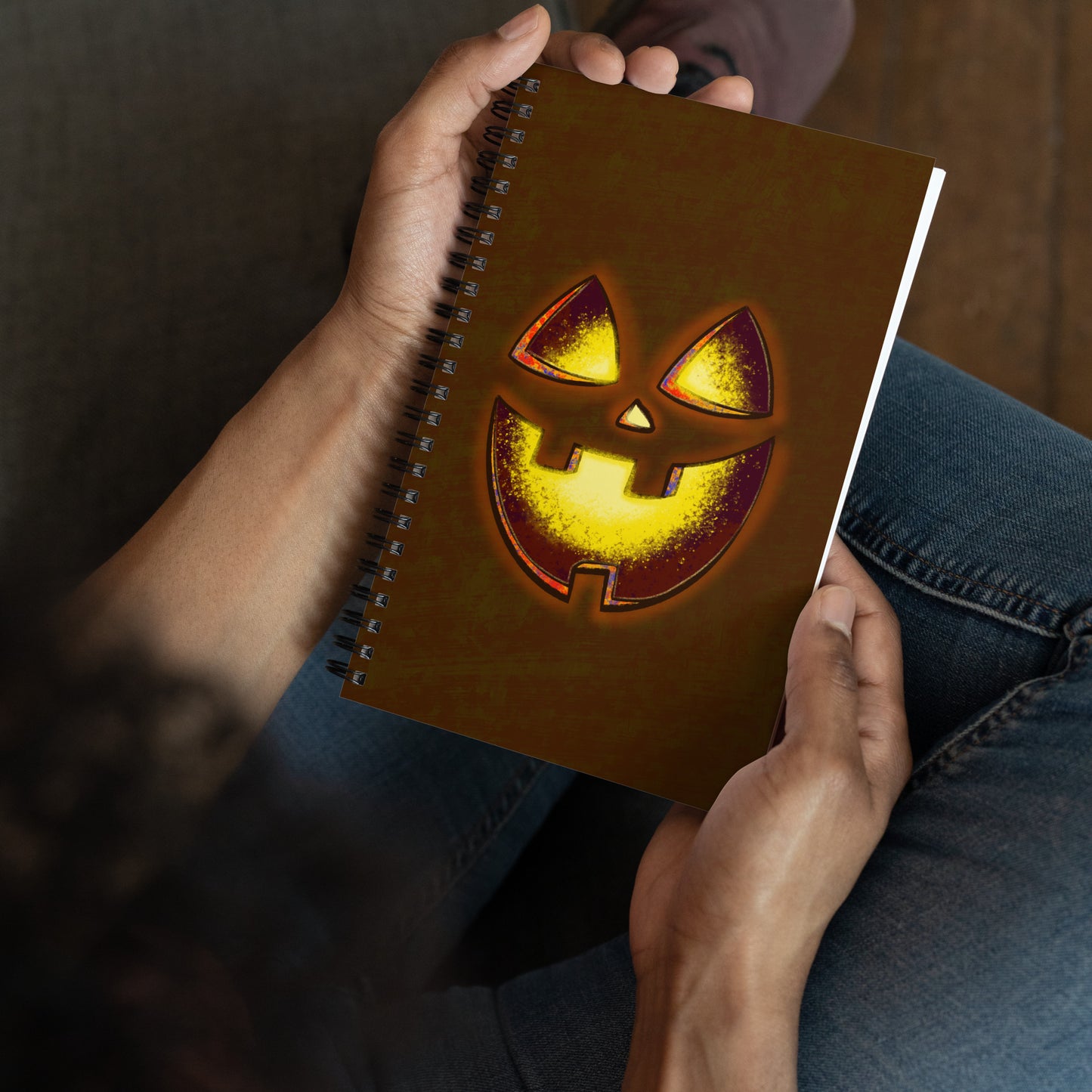 Mr Spookington (Brown) - Spiral Notebook for Your Creativity, Thoughts & Feelings [FREE SHIPPING]