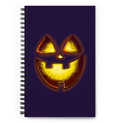 Mr Spookington (Deep Purple) - Spiral Notebook for Your Creativity, Thoughts & Feelings [FREE SHIPPING]