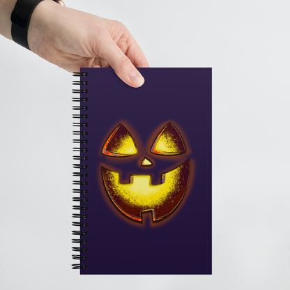 Mr Spookington (Deep Purple) - Spiral Notebook for Your Creativity, Thoughts & Feelings [FREE SHIPPING]