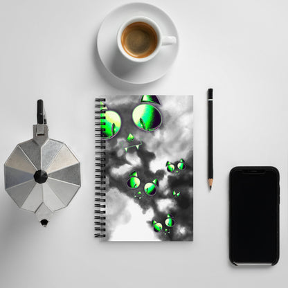 SKELECAT (MIST) - Spiral Notebook for Your Creativity, Thoughts & Feelings [FREE SHIPPING]