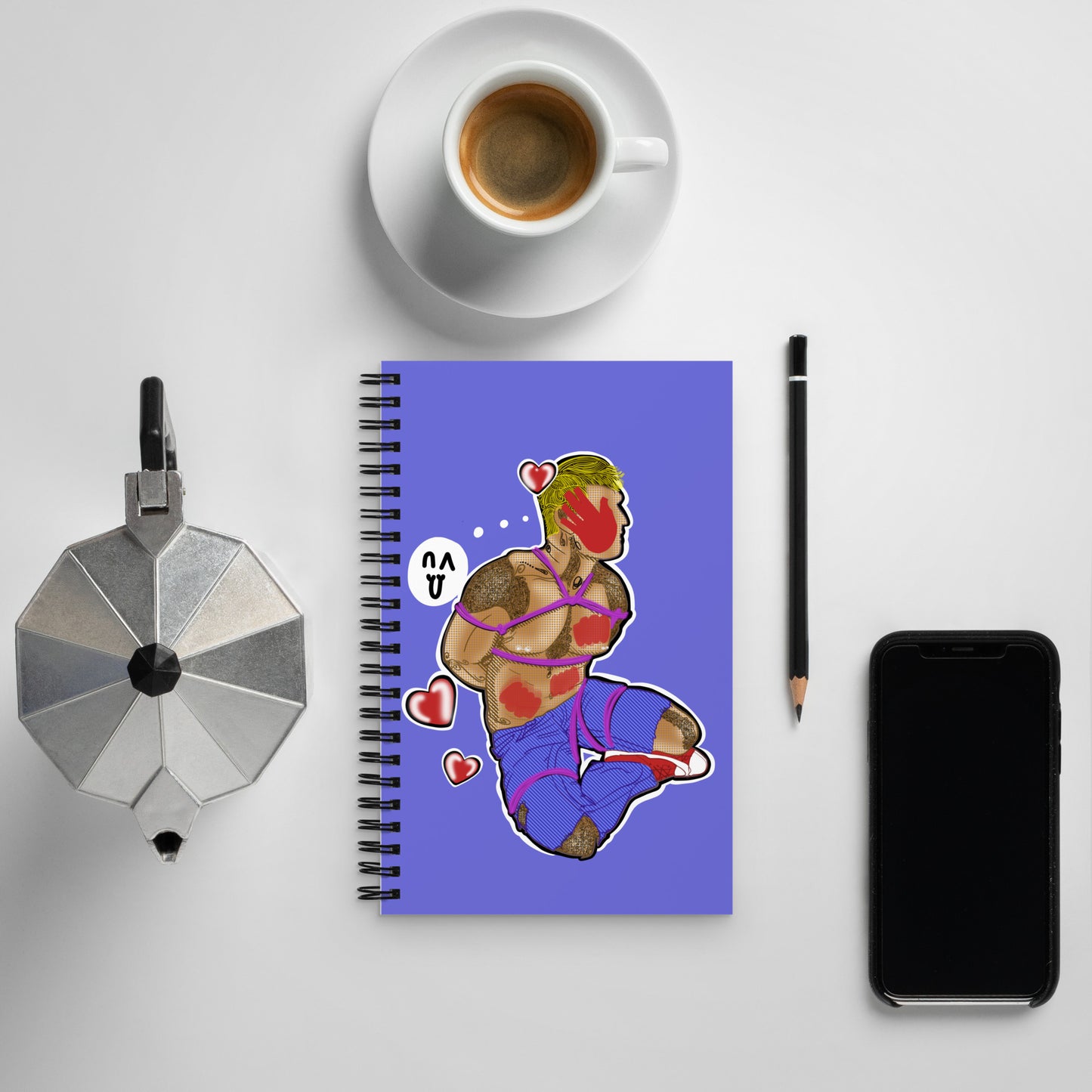 TIed Up - Spiral Notebook for Your Creativity, Thoughts & Feelings [FREE SHIPPING]