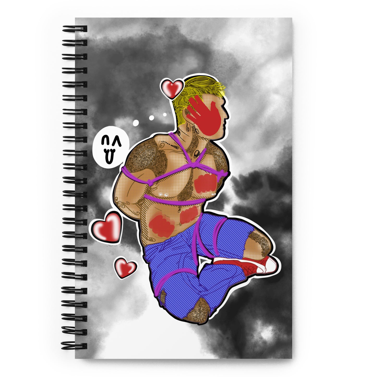 Tied Up (Tiedye) - Spiral Notebook for Your Creativity, Thoughts & Feelings [FREE SHIPPING]