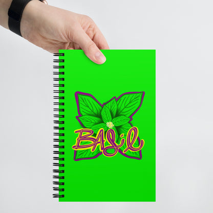 BASIL - Spiral Notebook for Your Creativity, Thoughts & Feelings [FREE SHIPPING]