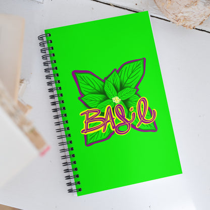 BASIL - Spiral Notebook for Your Creativity, Thoughts & Feelings [FREE SHIPPING]