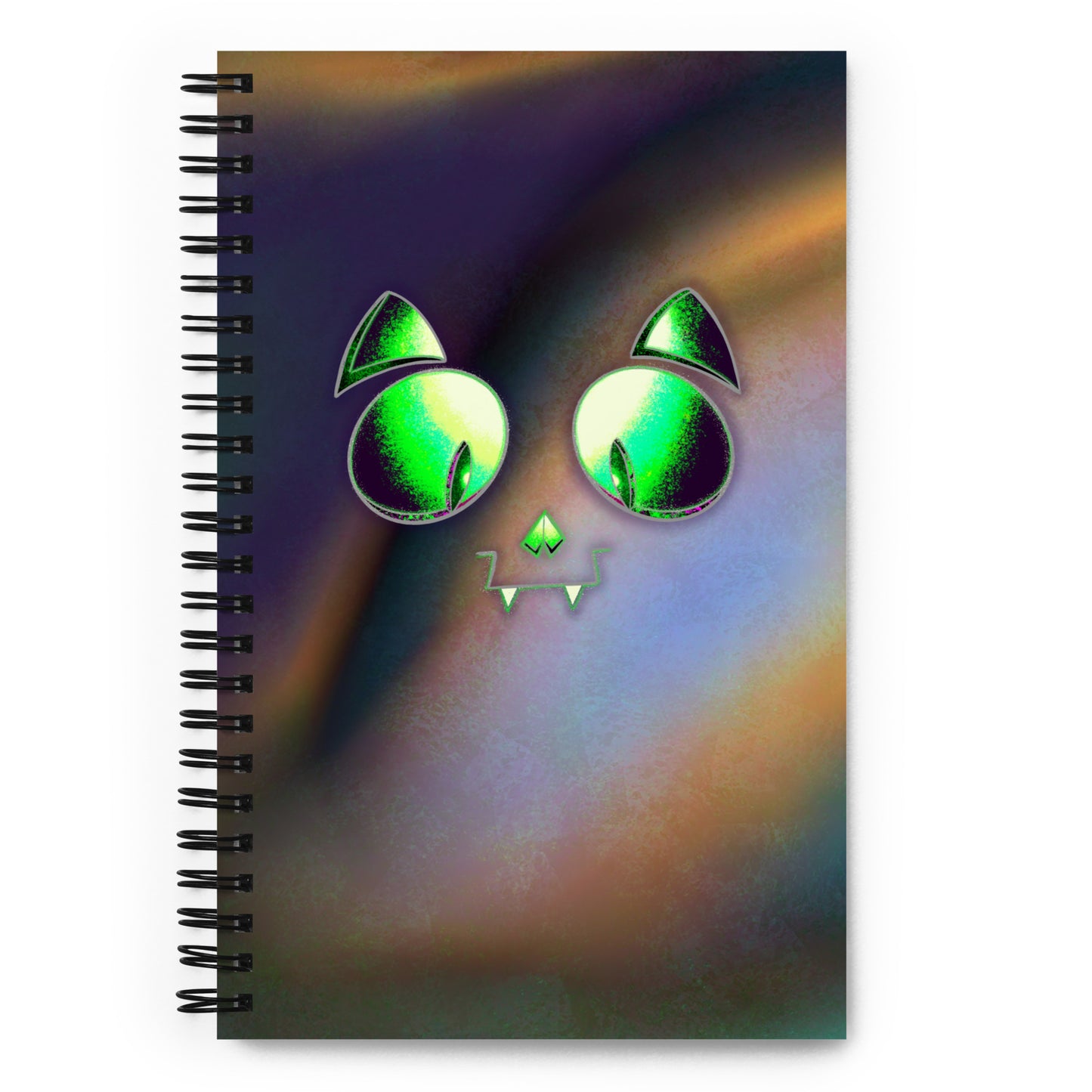 Skelecat [abstract1] - Spiral Notebook for Your Creativity, Thoughts & Feelings [FREE SHIPPING]