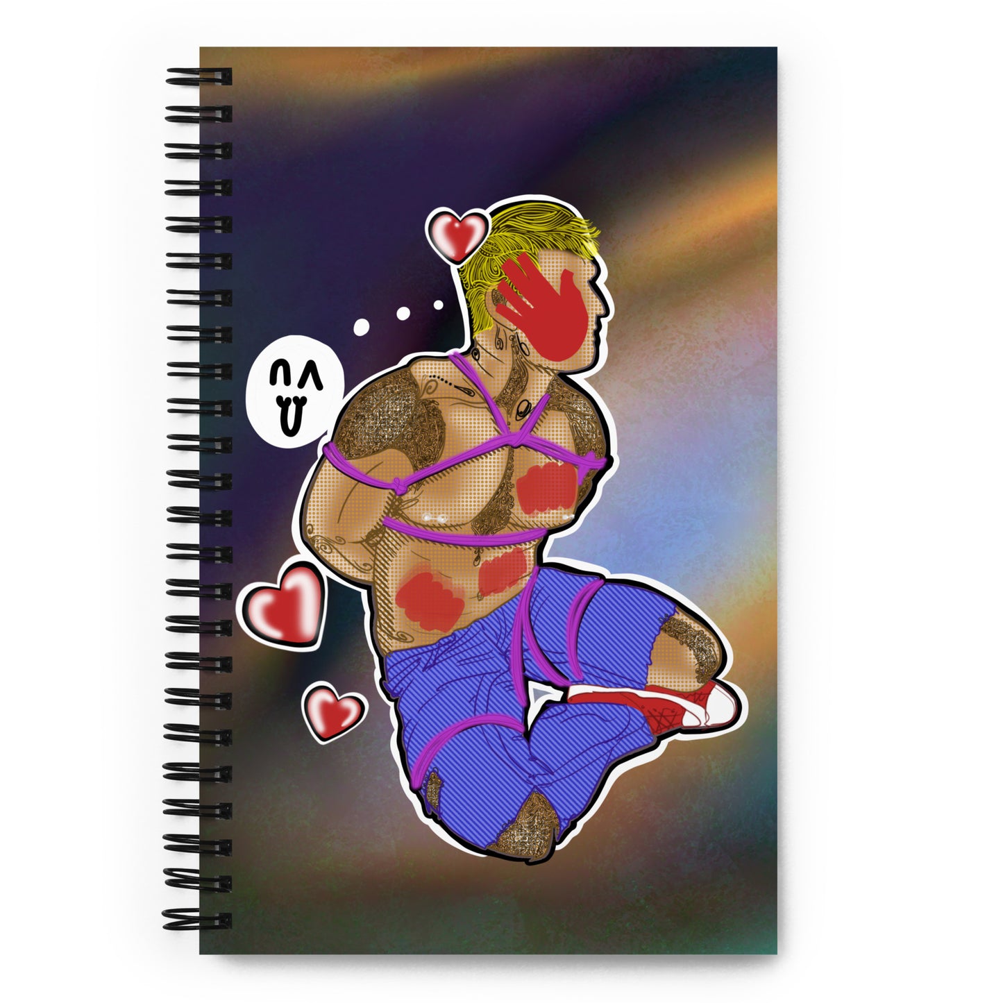 Tied Up (abstrac1) - Spiral Notebook for Your Creativity, Thoughts & Feelings [FREE SHIPPING]