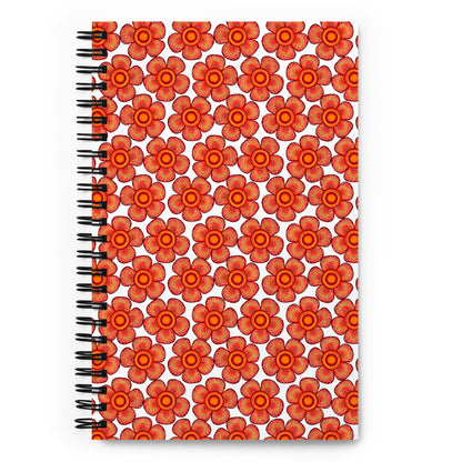 Arnoldii Rafflesia / Corpse Flower (White) |Spiral Notebook for Your Creativity, Thoughts & Feelings [FREE SHIPPING]