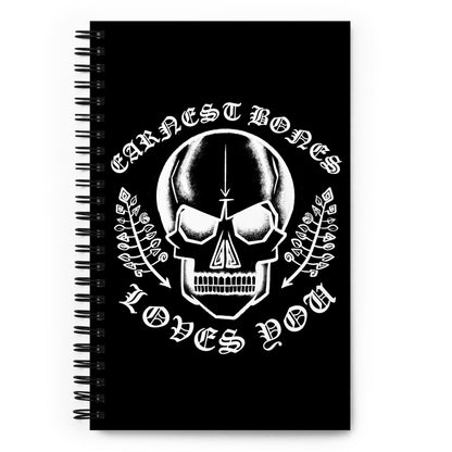 Earnest Bones "Loves You/Supports You" | Spiral Notebook for Your Creativity, Thoughts & Feelings [FREE SHIPPING]