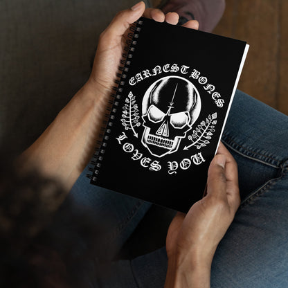 Earnest Bones "Loves You/Supports You" | Spiral Notebook for Your Creativity, Thoughts & Feelings [FREE SHIPPING]