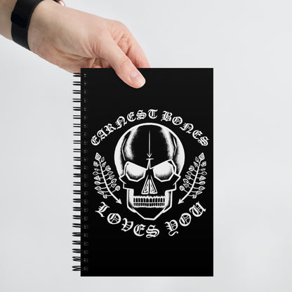 Earnest Bones "Loves You/Supports You" | Spiral Notebook for Your Creativity, Thoughts & Feelings [FREE SHIPPING]