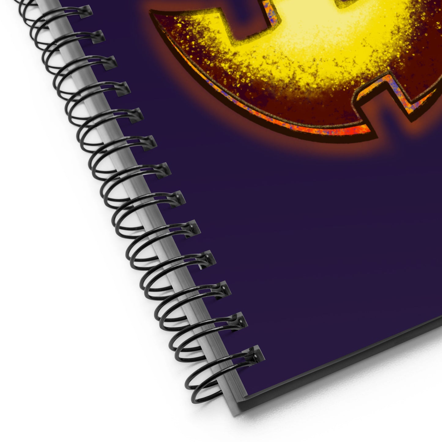 Mr Spookington (Deep Purple) - Spiral Notebook for Your Creativity, Thoughts & Feelings [FREE SHIPPING]