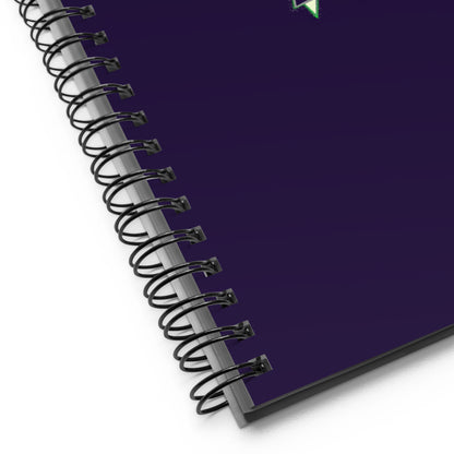 Skelecat (Deep Purple) - Spiral Notebook for Your Creativity, Thoughts & Feelings [FREE SHIPPING]