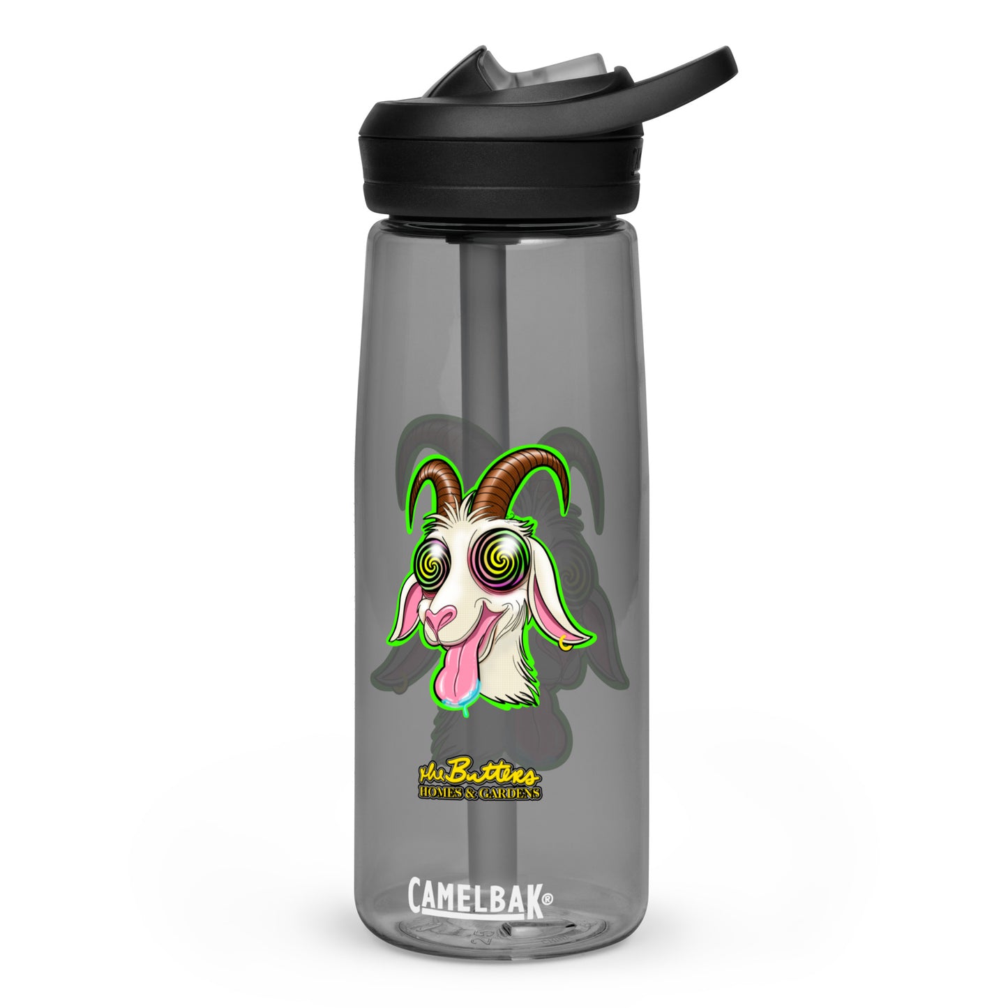 The Butters Homes & Gardens X Camelbak – “H-Word Goat” - Eddy+ Water Bottle w Straw {25oz} BPA-FREE (Multiple Colors) [SPECIAL EDITION] [FREE SHIPPING]