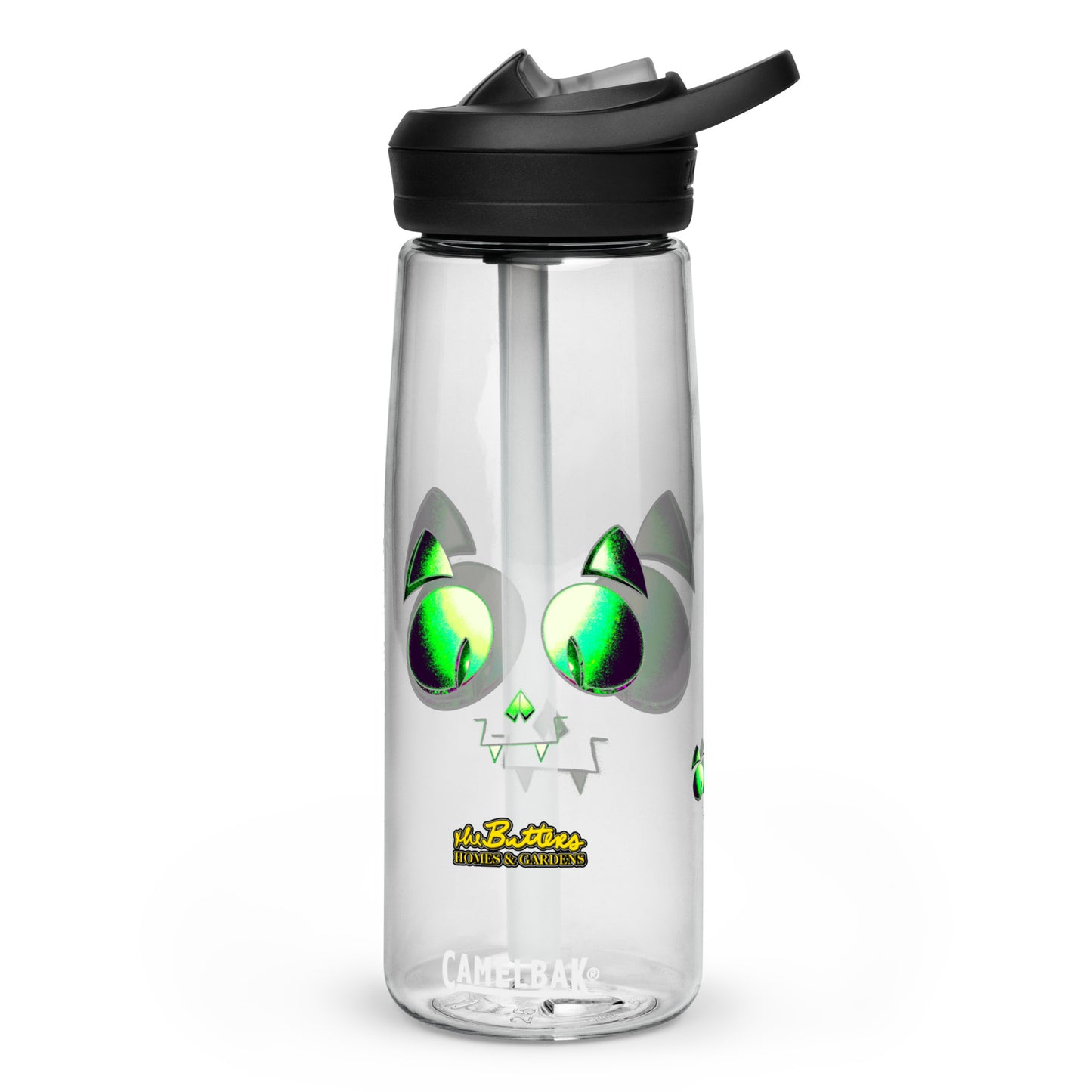 The Butters Homes & Gardens X Camelbak - Skelecat - Eddy+ Water Bottle w Straw {25oz} BPA-FREE [SPECIAL EDITION] [FREE SHIPPING]