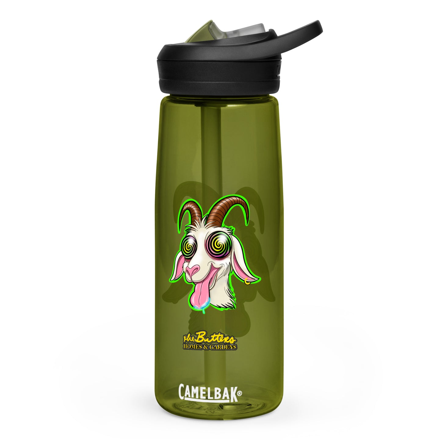 The Butters Homes & Gardens X Camelbak – “H-Word Goat” - Eddy+ Water Bottle w Straw {25oz} BPA-FREE (Multiple Colors) [SPECIAL EDITION] [FREE SHIPPING]