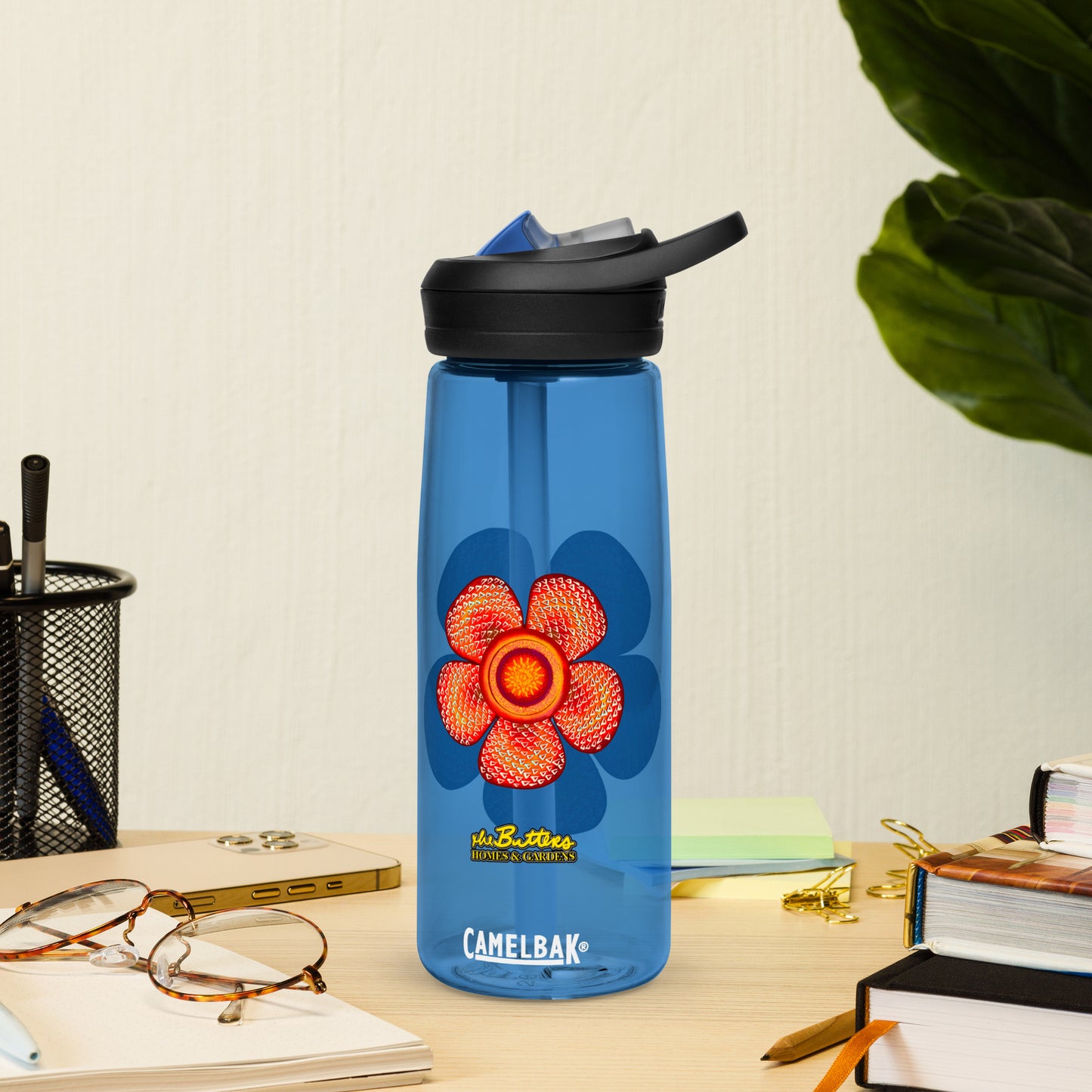 The Butters Homes & Gardens X Camelbak – “Arnoldii Rafflesia / Corpse Flower” - Eddy+ Water Bottle w Straw {25oz} BPA-FREE (Multiple Colors) [SPECIAL EDITION] [FREE SHIPPING]