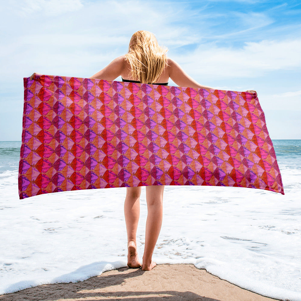 Sa Fluer (Flamingo) - Bath & Beach Towel (30"x60") [FREE SHIPPING]