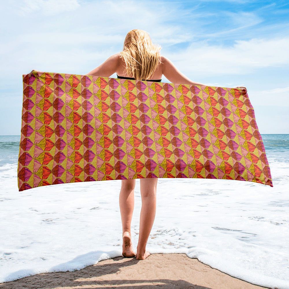 Sa Fluer {Sunset} - Bath & Beach Towel (30"x60") [FREE SHIPPING]