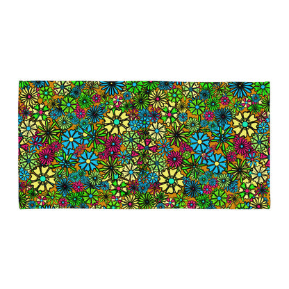 Forbidden Flower {BROWN} - Bath & Beach Towel (30"x60") [FREE SHIPPING]