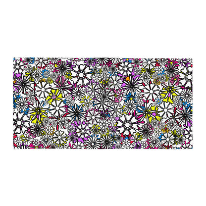 Forbidden Flower {WHITE} - Bath & Beach Towel (30"x60") [FREE SHIPPING]