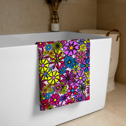 Forbidden Flower {PURPLE} - Bath & Beach Towel (30"x60") [FREE SHIPPING]