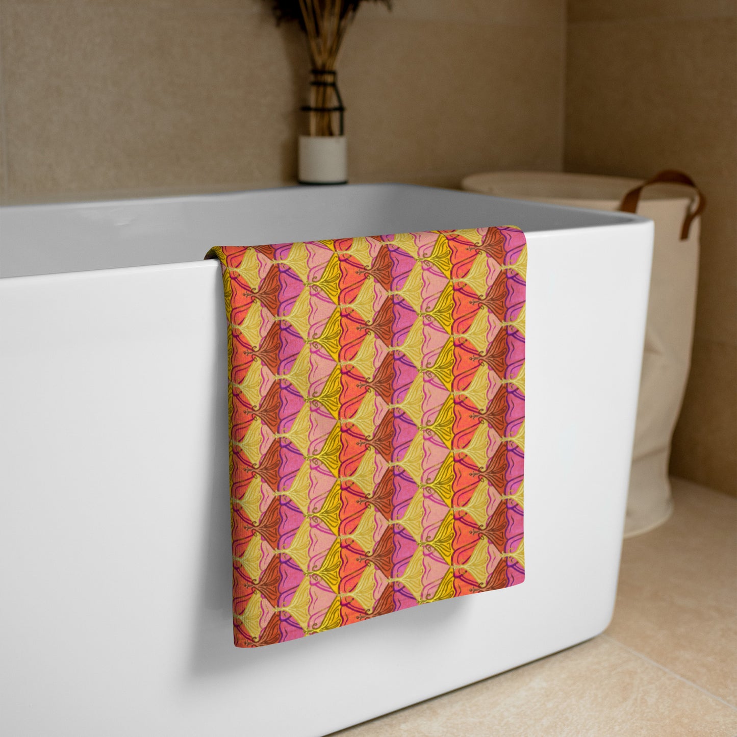 Sa Fluer {Sunset} - Bath & Beach Towel (30"x60") [FREE SHIPPING]