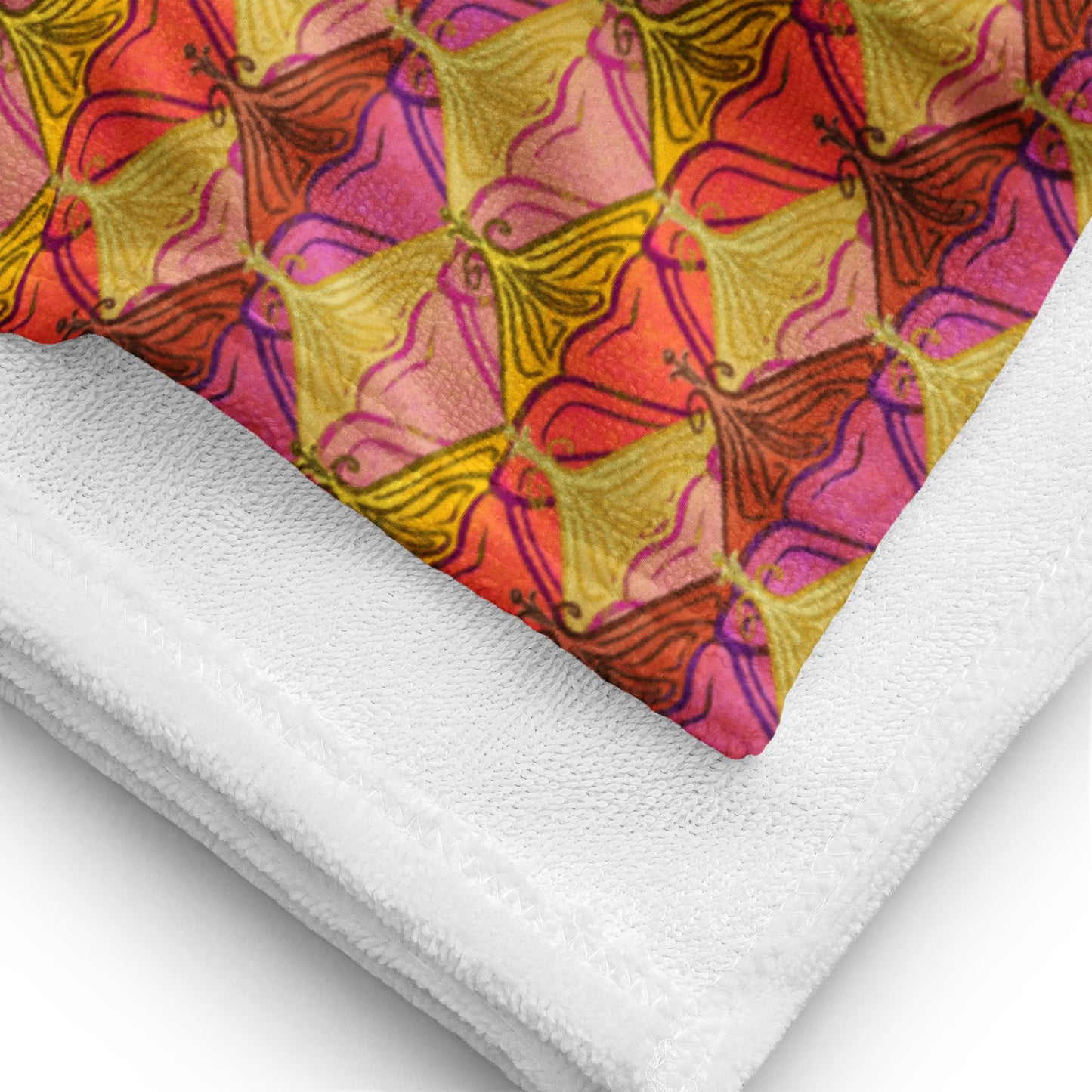 Sa Fluer {Sunset} - Bath & Beach Towel (30"x60") [FREE SHIPPING]