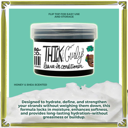 Thick N' Curly Deep Conditioning Leave-in | Grapeseed Oil X Agave