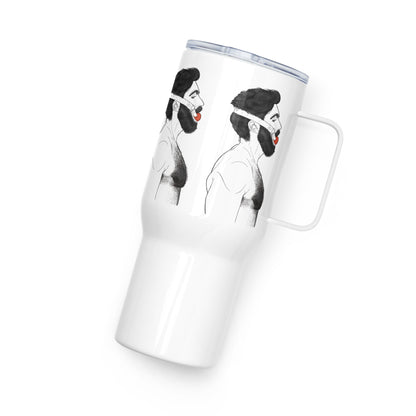 BYGKYD X The Butters "Gag" Travel Tumbler Mug with a Handle, Lid, & Straw [FREE SHIPPING]