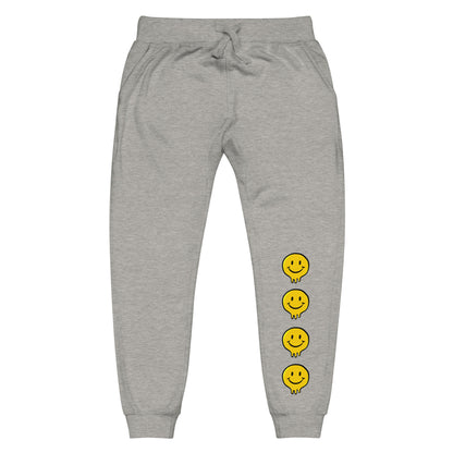 Happy Human Unisex Fleece Sweatpants w Cuffed Leg {Multiple Colors, Sizes XS-2XL}