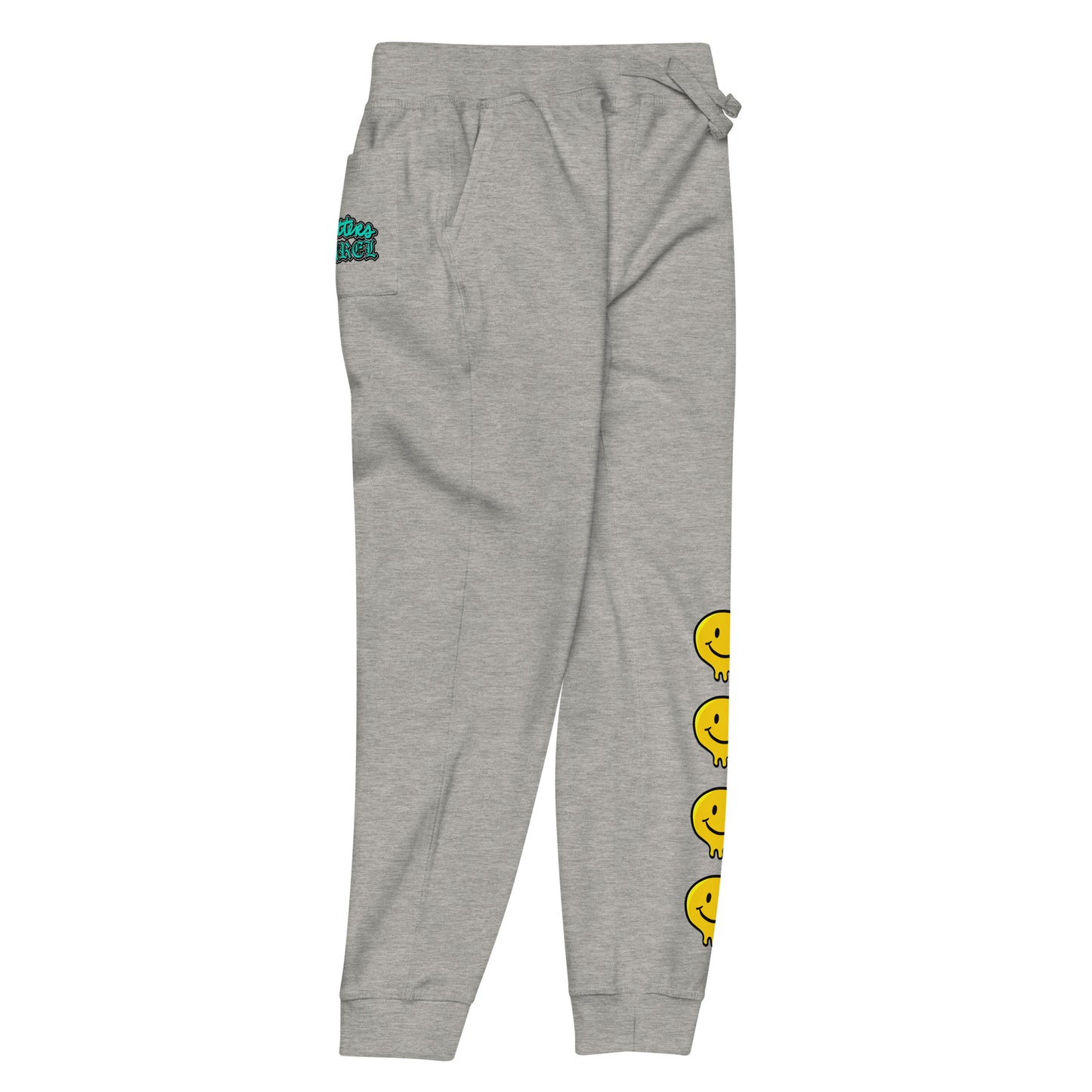 Happy Human Unisex Fleece Sweatpants w Cuffed Leg {Multiple Colors, Sizes XS-2XL}