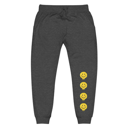 Happy Human Unisex Fleece Sweatpants w Cuffed Leg {Multiple Colors, Sizes XS-2XL}