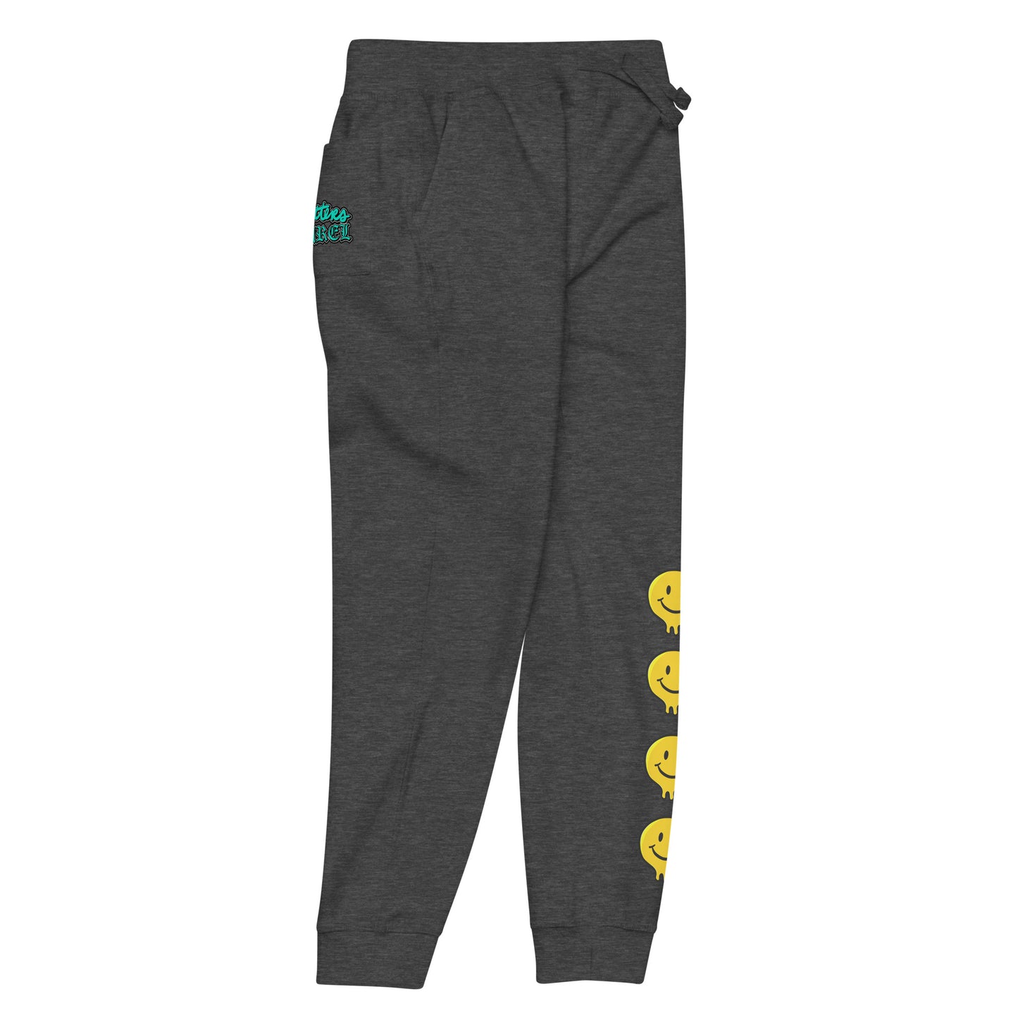 Happy Human Unisex Fleece Sweatpants w Cuffed Leg {Multiple Colors, Sizes XS-2XL}