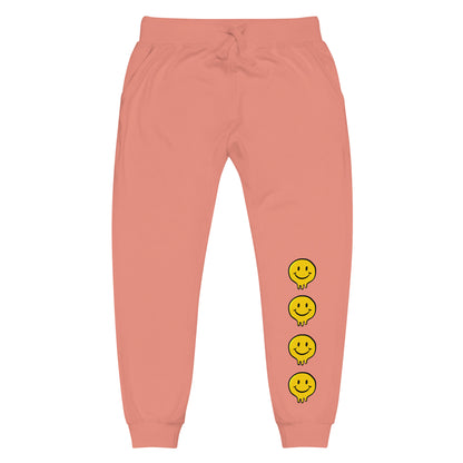 Happy Human Unisex Fleece Sweatpants w Cuffed Leg {Multiple Colors, Sizes XS-2XL}