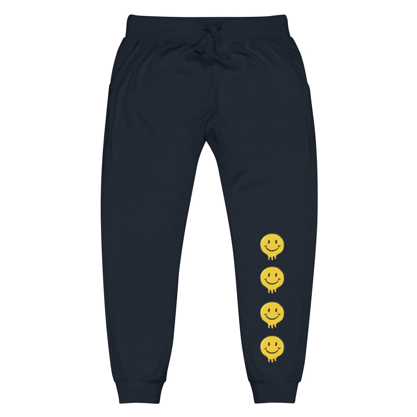 Happy Human Unisex Fleece Sweatpants w Cuffed Leg {Multiple Colors, Sizes XS-2XL}