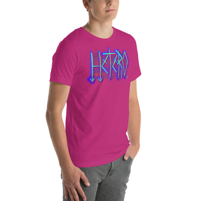 Hetero Pride Unisex Tee  [100% Ringspun Cotton, XS-5X, Multiple Colors]