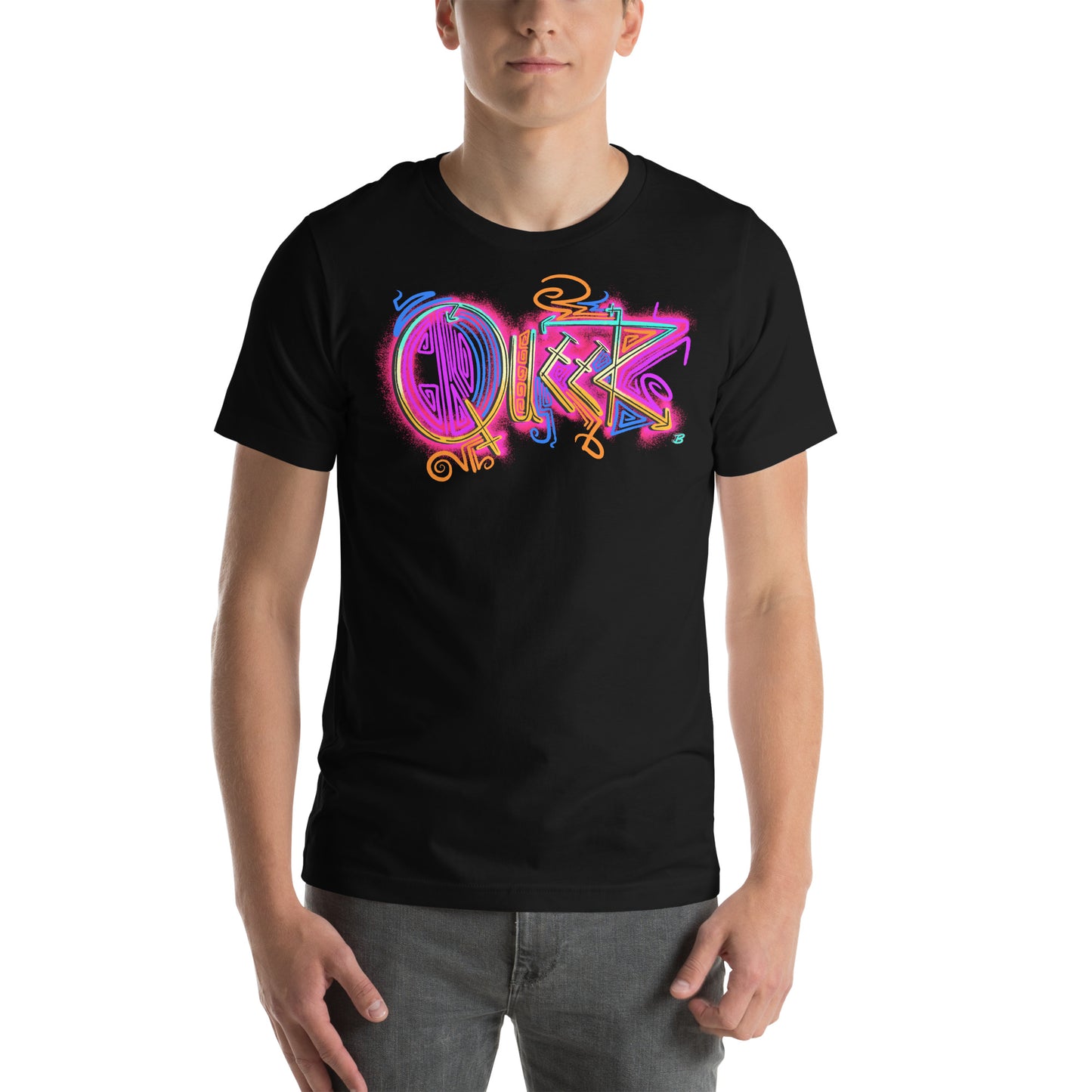 Queer Pride Unisex Tee [100% Ringspun Cotton, XS-5X, Multiple Colors] [Free Shipping]