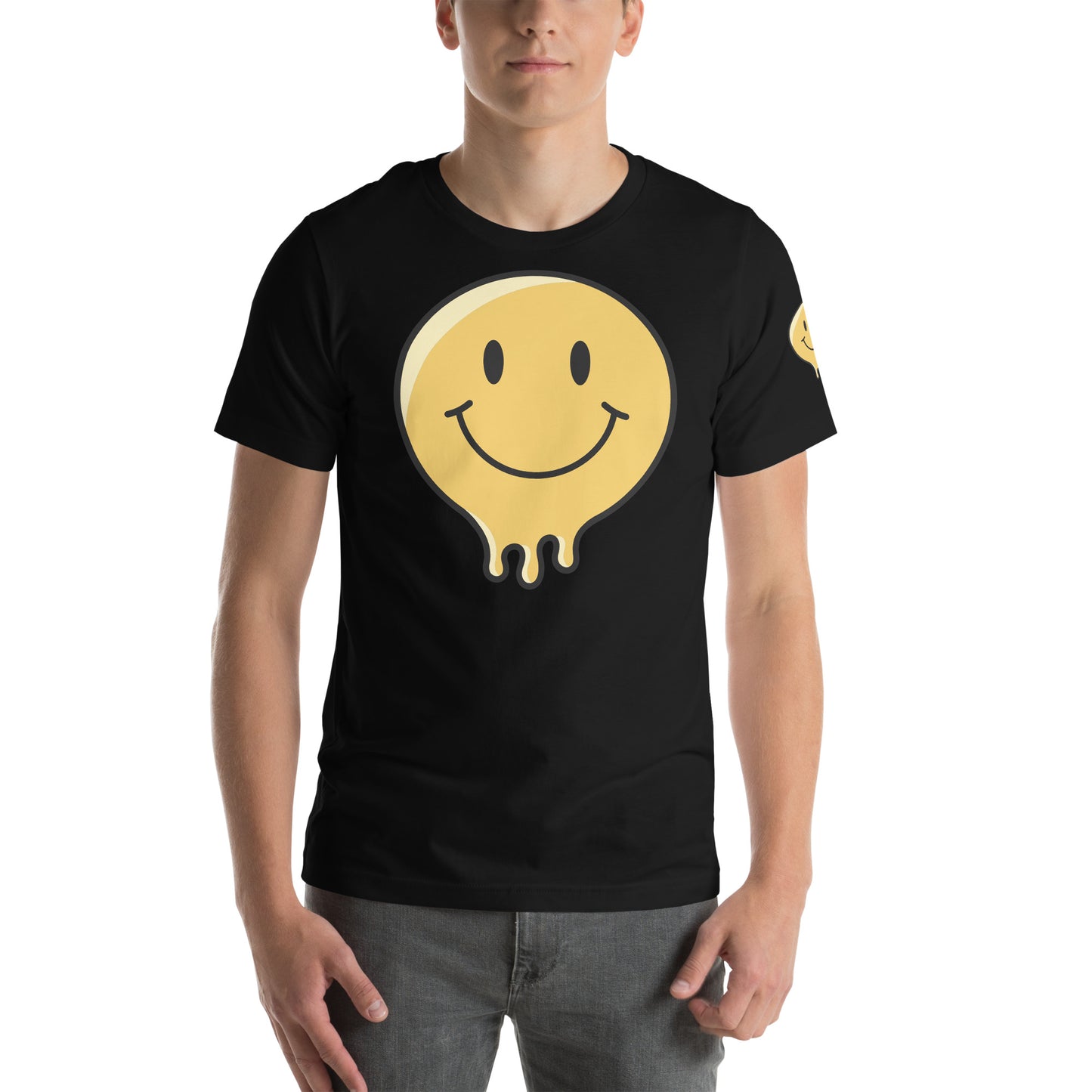 Happy Human Unisex Tee  [100% Ringspun Cotton, XS-5X, Multiple Colors] [Free Shipping]