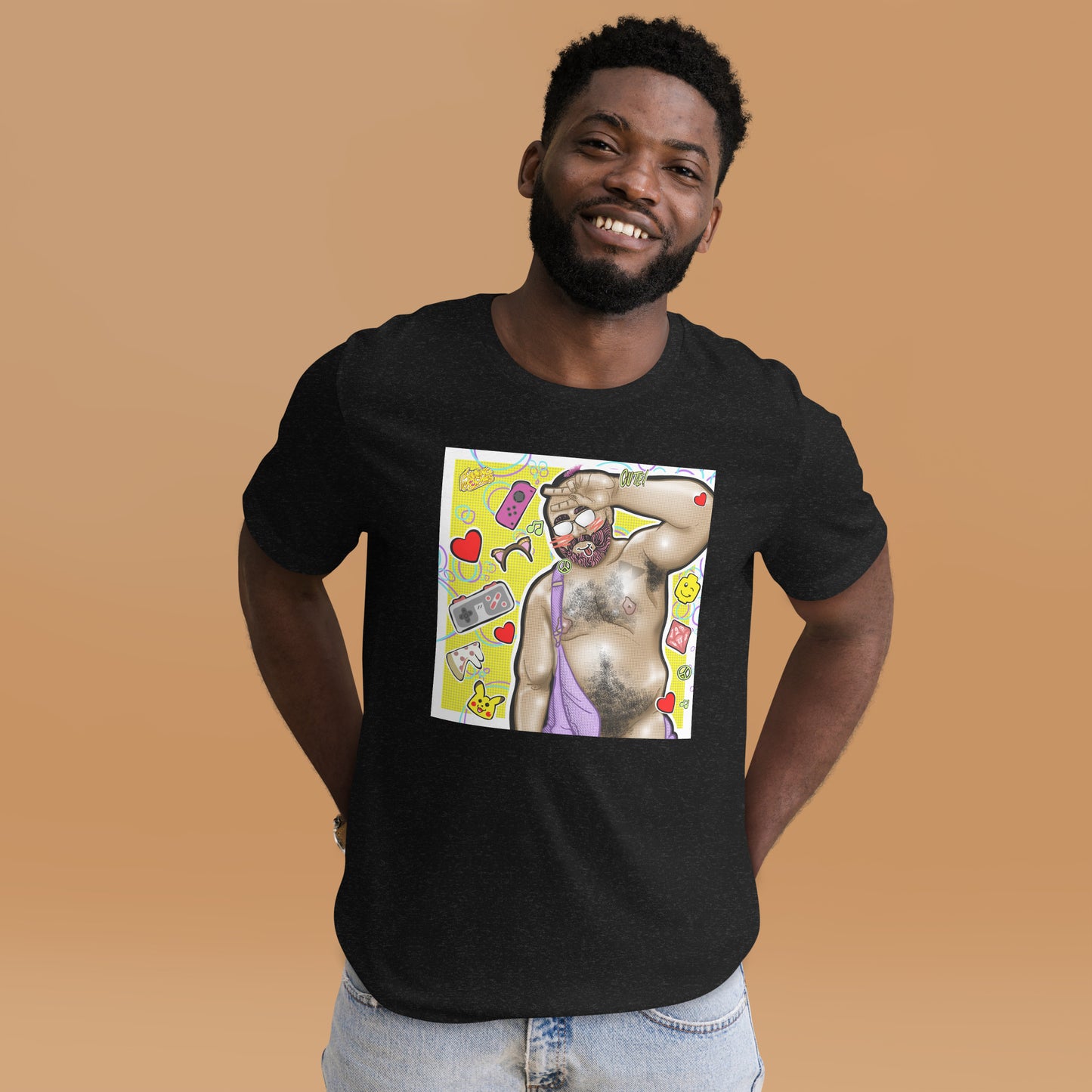 Himbo Hottie Tee [100% Ringspun Cotton, XS-5XL, Multiple Colors] [Free Shipping] The Butters Apparel X BYGKYD