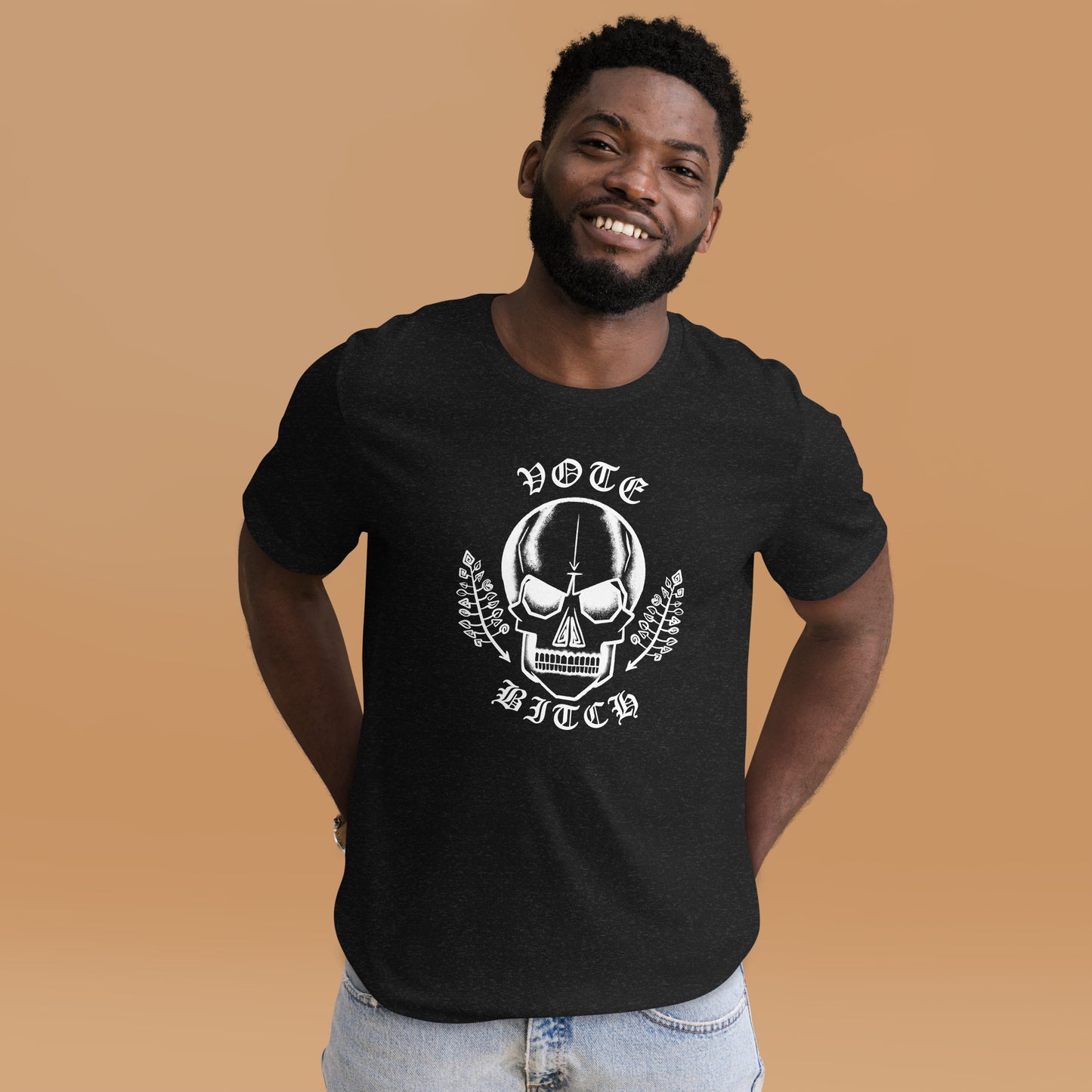 Vote Bitch - Earnest Bones Tee [100% Ringspun Cotton, XS-5XL, Multiple Colors] [Free Shipping]