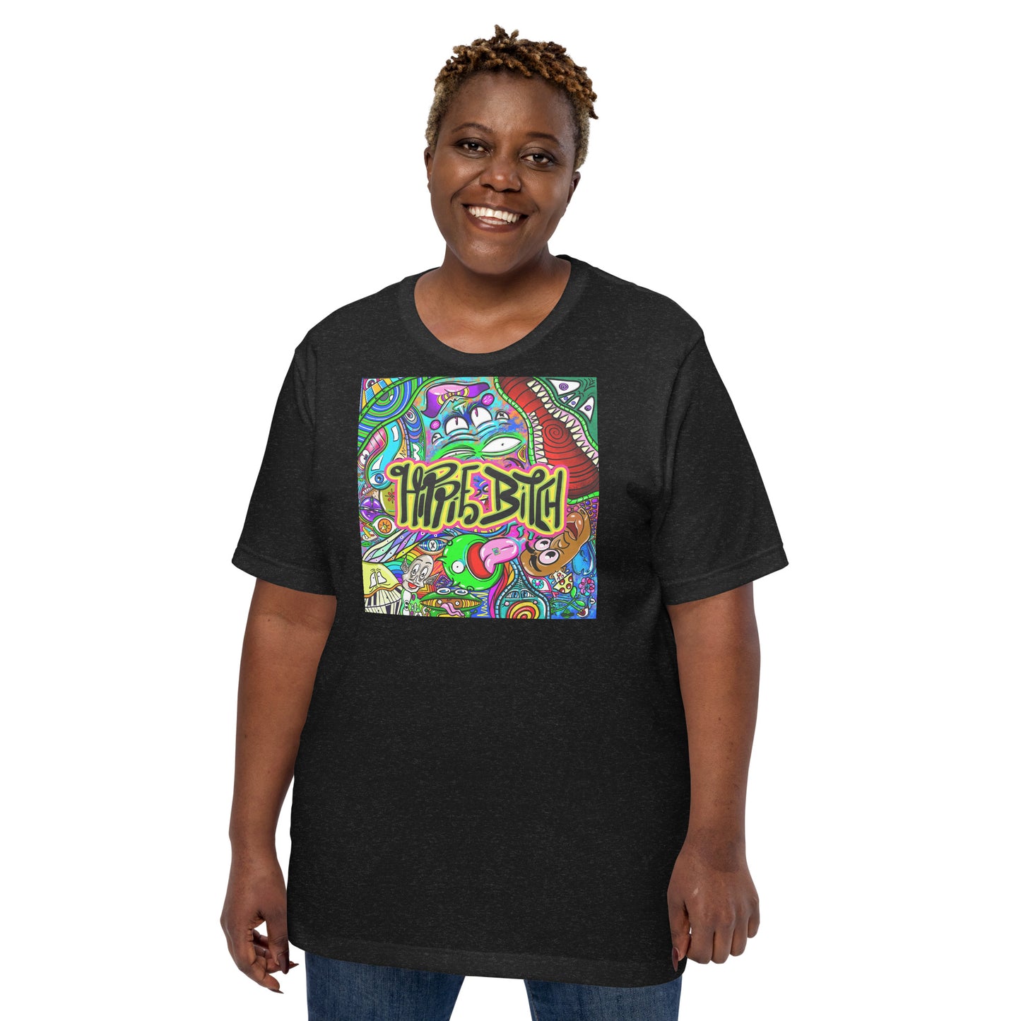 Hippie Bitch Deluxe  [100% Ringspun Cotton, XS-5X, Multiple Colors] [FREE SHIPPING]