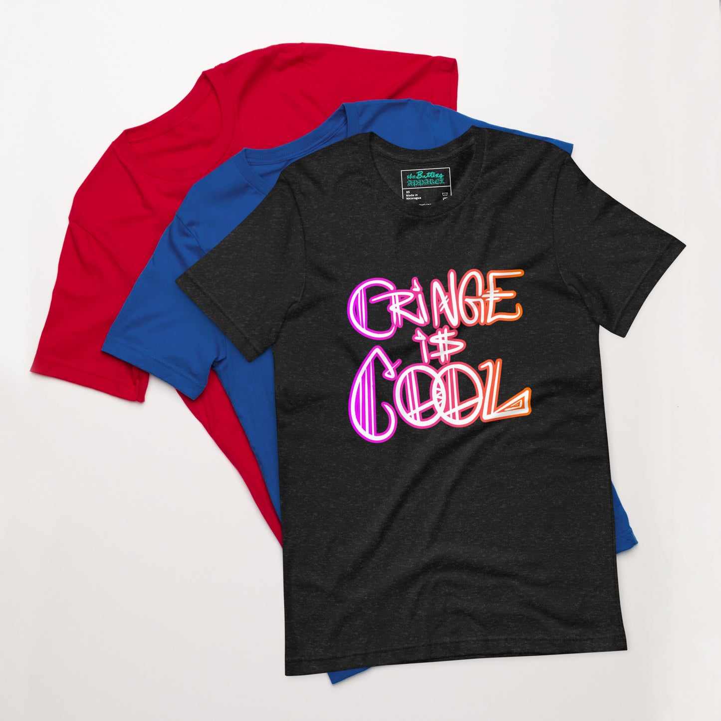 Cringe is Cool Tee [100% Ringspun Cotton, XS-5XL, Multiple Colors] [Free Shipping] The Butters Apparel X BYGKYD