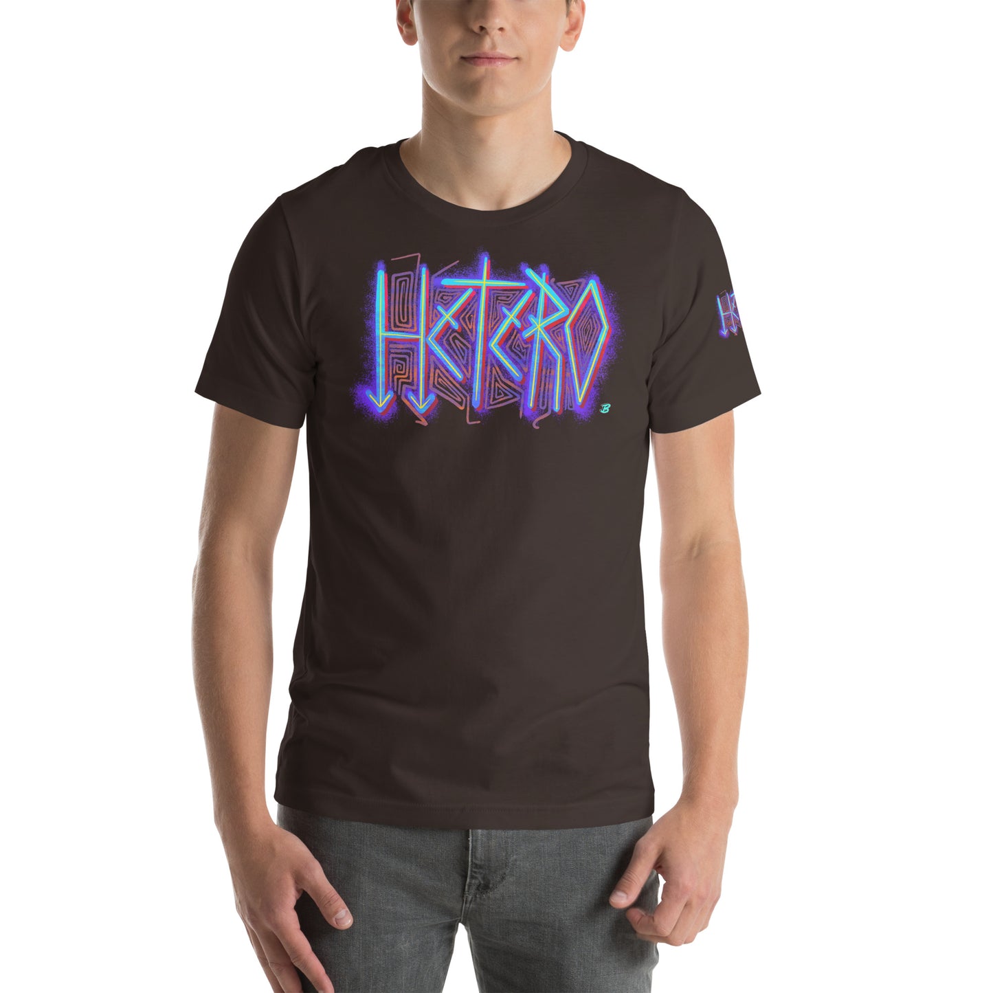 Hetero Pride Unisex Tee  [100% Ringspun Cotton, XS-5X, Multiple Colors]