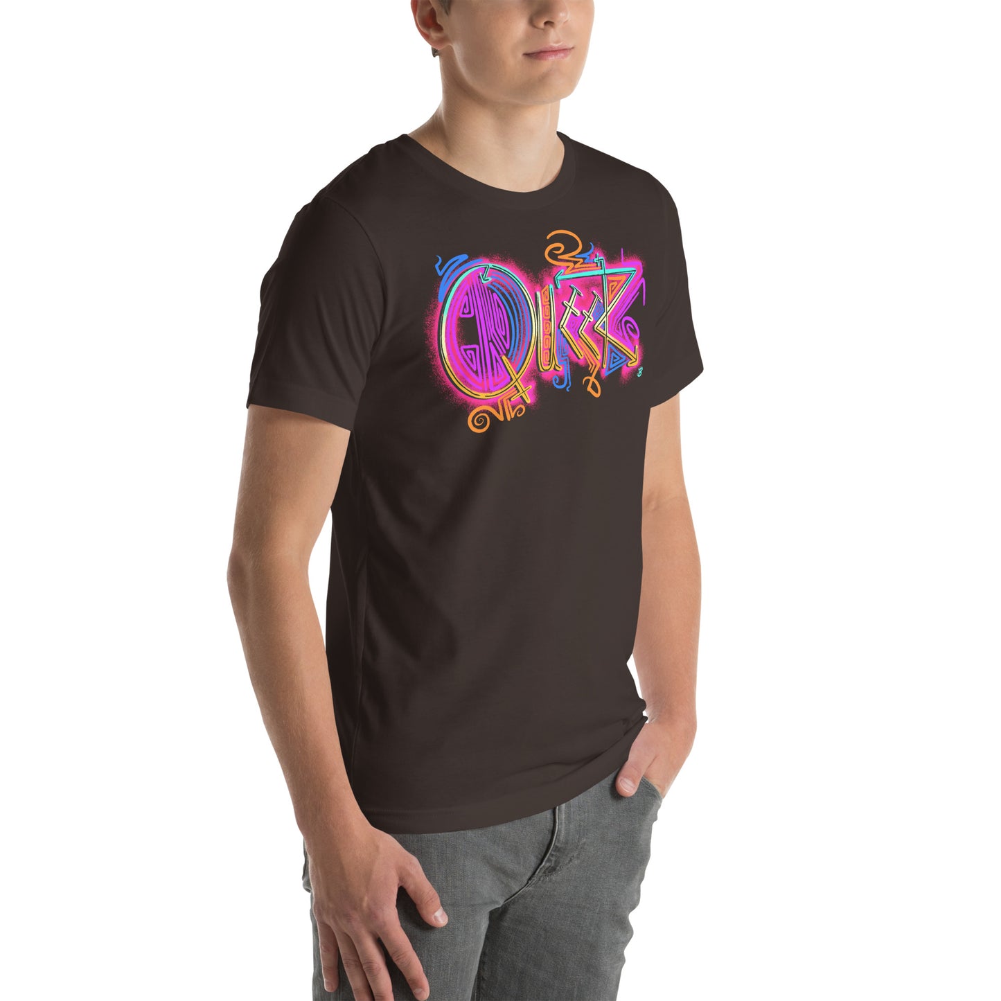 Queer Pride Unisex Tee [100% Ringspun Cotton, XS-5X, Multiple Colors] [Free Shipping]